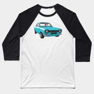 Classic Escort MK1 Light Blue Baseball T-Shirt